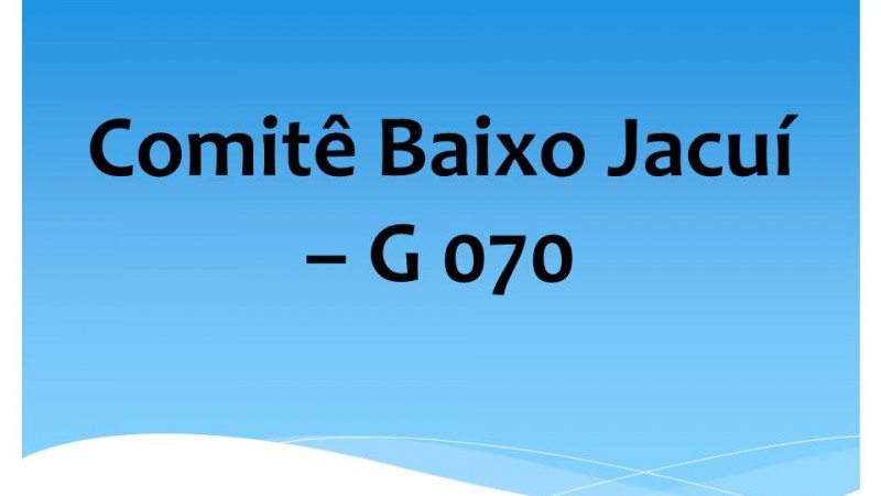 Comitê Baixo Jacuí – G 070