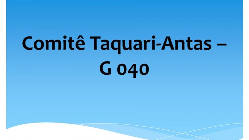 Comitê Taquari Antas – G 040