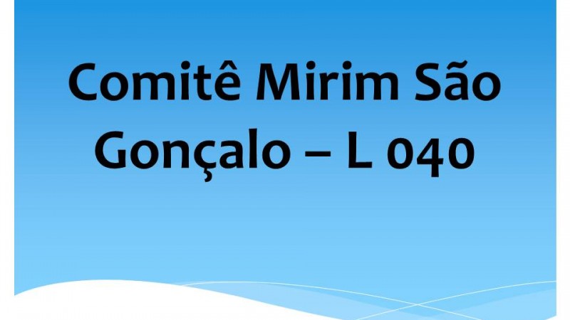 Comitê Mirim São Gonçalo – L 040