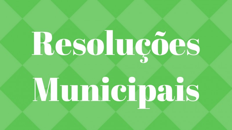 Resoluções Municipais