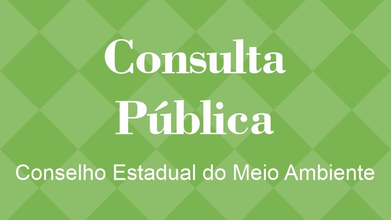 Banner Consulta Pública Consema