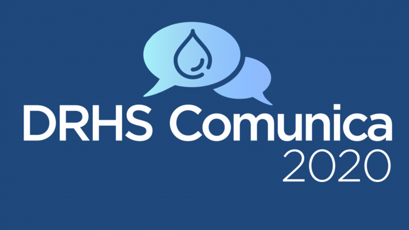 Logotipo do Projeto DRHS Comunica 2020